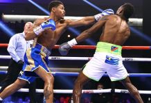 Shakur Stevenson dominó con suficiencia a Nakathila y venció a los puntos