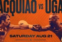 Manny Pacquiao vuelve en busca del título mundial de Yordenis Ugás