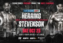 Herring vs. Stevenson, el 23 de octubre