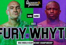 Tyson Fury ante Dillian Whyte, en Londres
