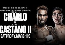 El segundo combate entre Jermell Charlo y Brian Castaño, el 19 de marzo
