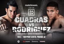 Carlos Cuadras y Jesse Rodríguez, por el mundial WBC supermosca, abren el año de Matchroom