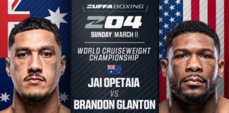 La cartelera completa de Zuffa Boxing 04, con su cinturón inaugural