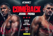 Anthony Joshua calienta motores ante Kristian Prenga, con españoles en la cartelera