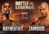 Floyd Mayweather se enfrentará al gran kickboxer Mike Zambidis el 27 de junio