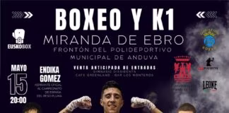 Endika Gómez pelea este viernes en Miranda de Ebro