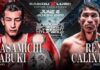 Otra gran velada japonesa con dos mundiales, el 6 de junio