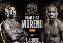 Juan Luis Moreno peleará el 26 de septiembre en Muro de Alcoy